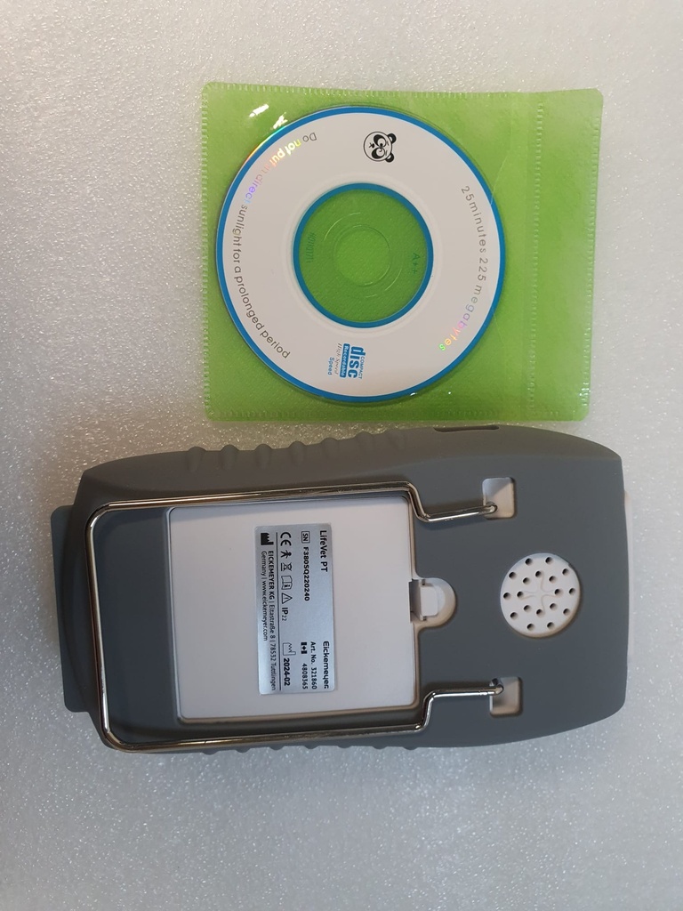LifeVet PT Pulsoximeter mit Temperaturmessung-Verpackung beschädigt, Baujahr 02/2024