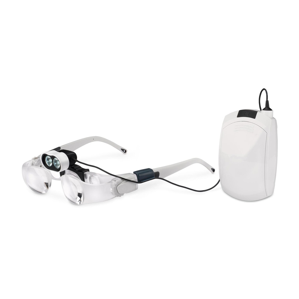 Clearance: MaxDetail loupe glasses + Loupe Light System