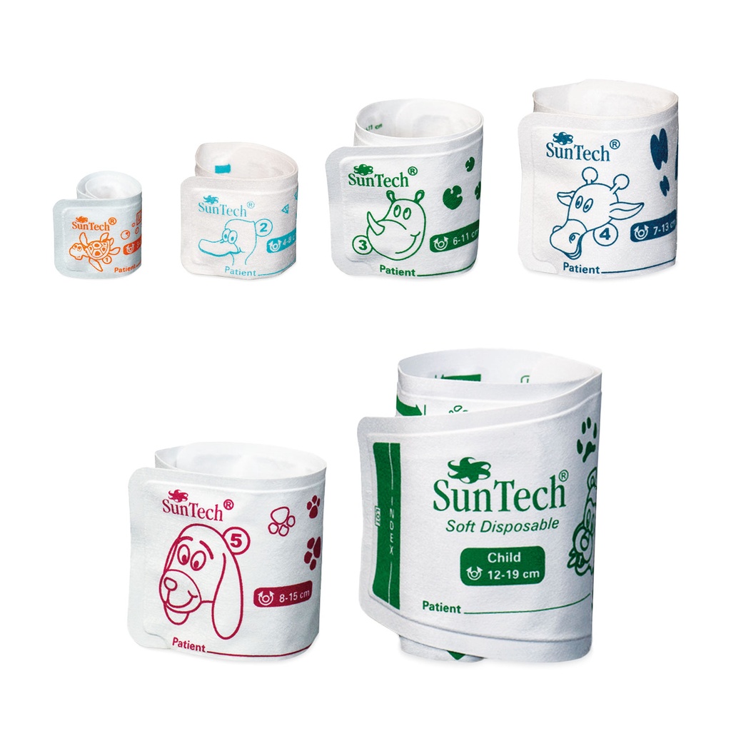 6-piece cuff set for SunTech Vet20, Vet25 and Vet30