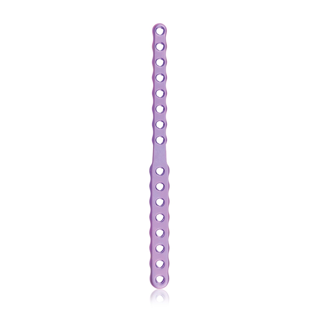 [197925] EickLoxx Small Contour 2.2, cricket plate, 8+8 holes, system 1.7/2.3mm, magenta, 6-8 x 105 mm