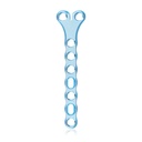EickLoxx Small Contour 3.0, Y-plate, 9-hole, system 2.7/3.5mm, light blue, 18 x 72 mm