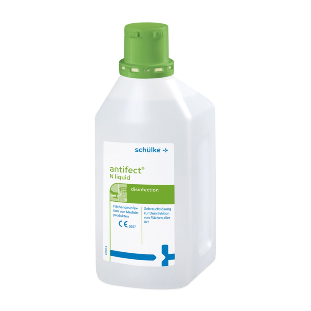 Schülke antifect N liquid, 1 l bottle, alcoholic rapid disinfection of non-invasive medical devices and surfaces