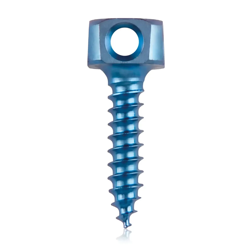 Bone anchor screw Ø1.6 x 7mm, light blue