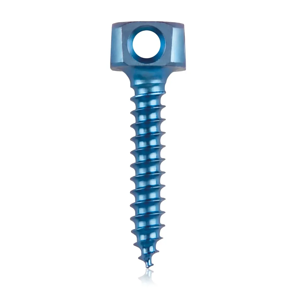 Bone anchor screw Ø1.6 x 9mm, light blue 