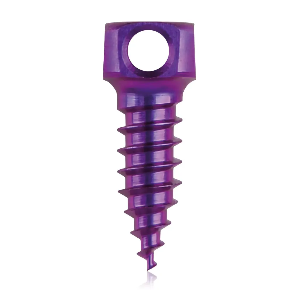 Bone anchor screw Ø2.4 x 9mm, magenta 