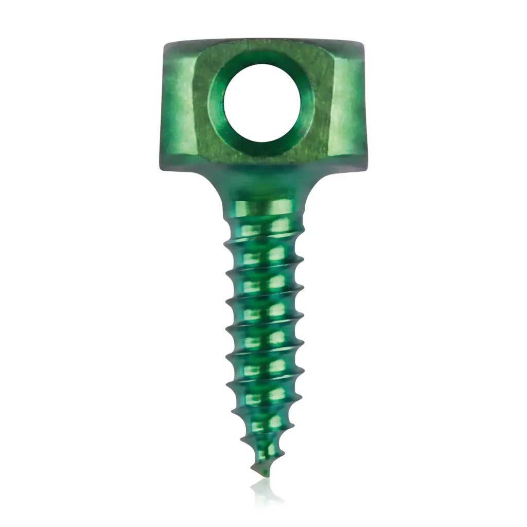 Bone anchor screw Ø1.3 x 5mm, green 