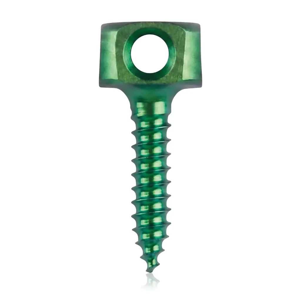 Bone anchor screw Ø1.3 x 6mm, green 