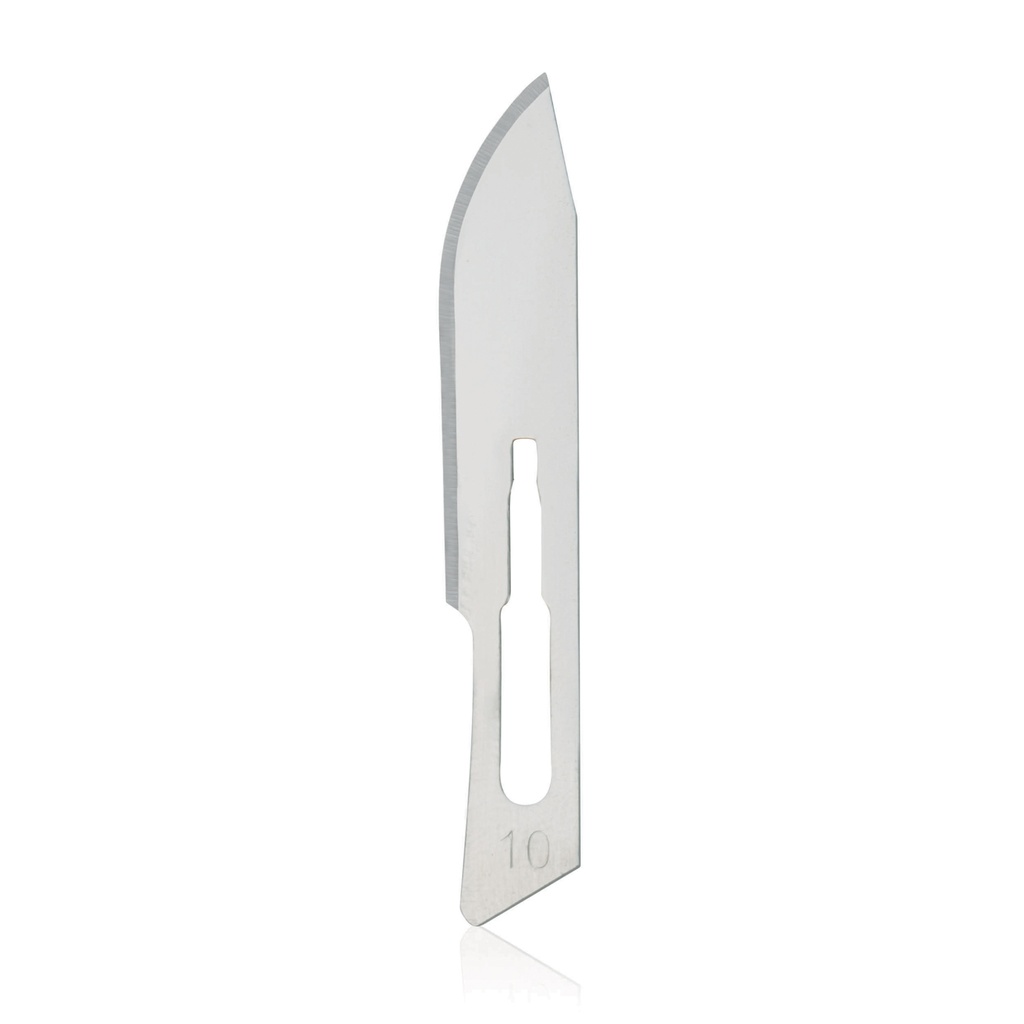 Eickemeyer scalpel blade, Fig.10 (Carbon Steel), 100 pcs./pack.