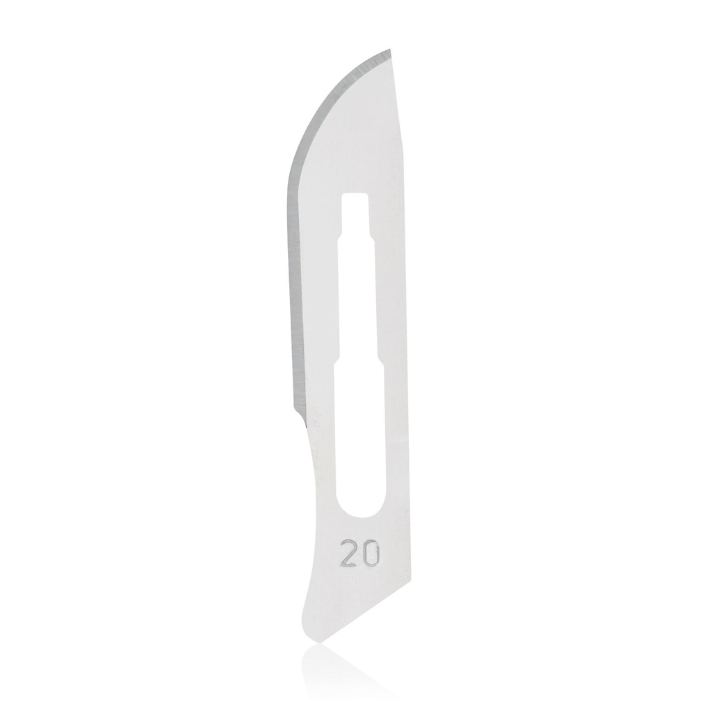 [100820] EICKEMEYER scalpel blade, Fig. 20 (Carbon Steel), 100 pcs./pack.