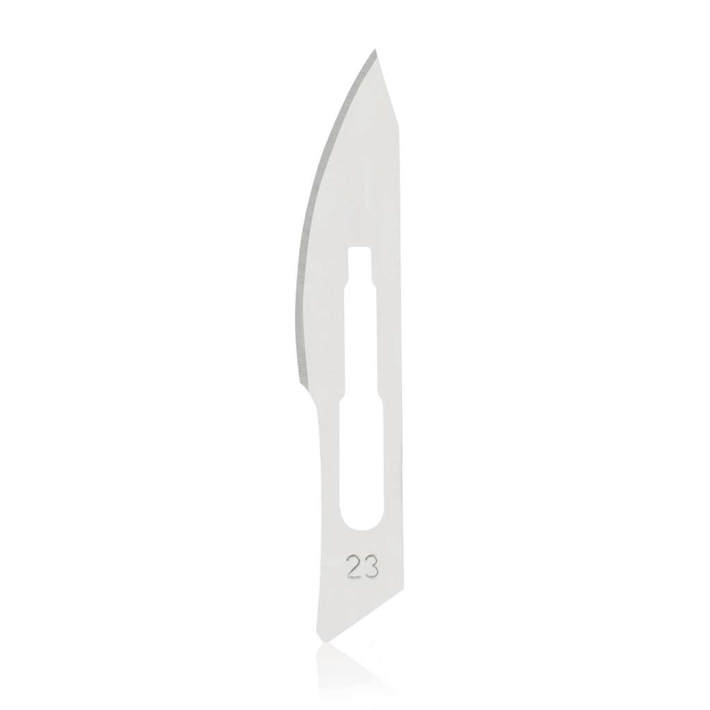 [100823] EICKEMEYER scalpel blade, 23 (carbon steel), 100 pcs/pack