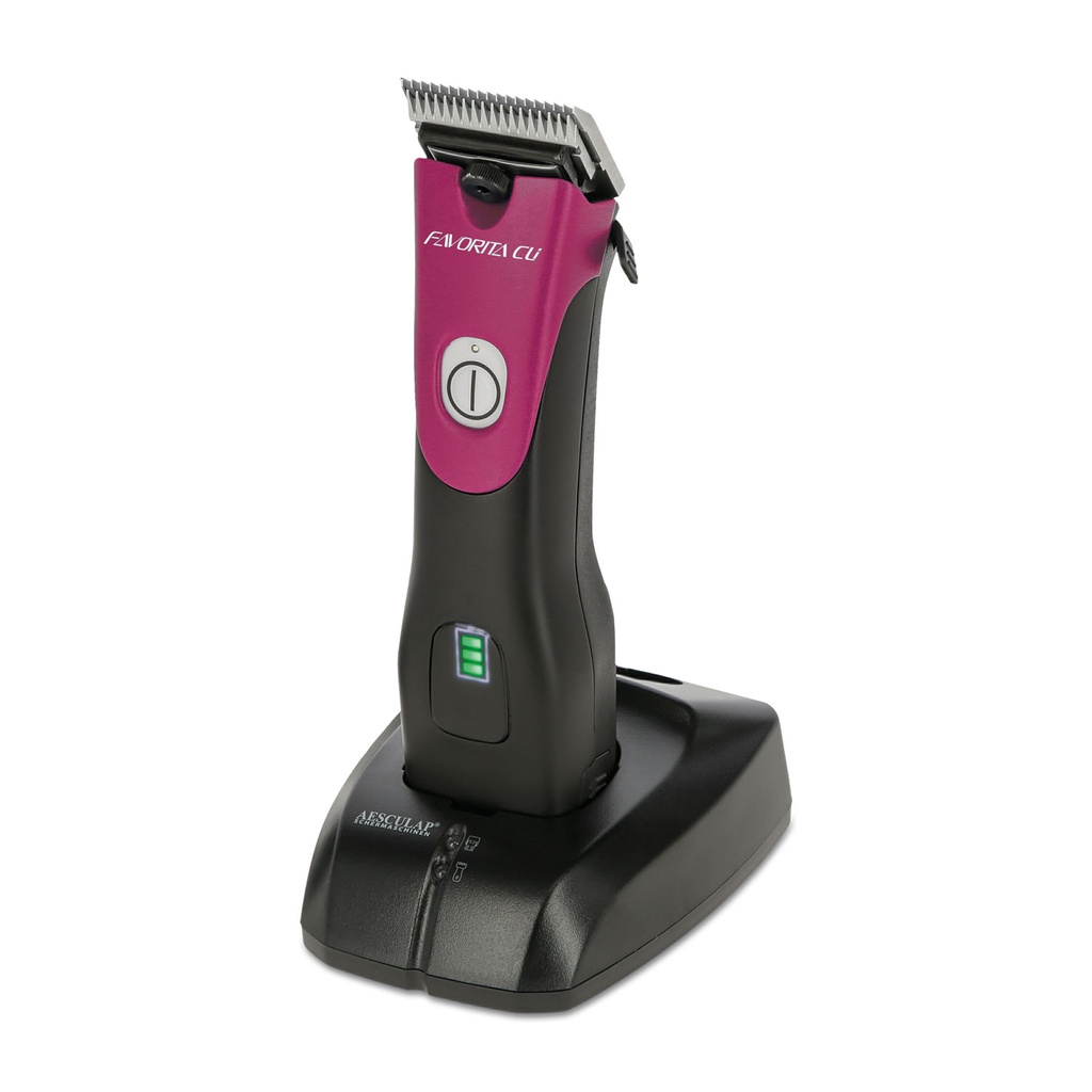 Aesculap Favorita CLi clipper, 1 battery, pink, without clipper blade