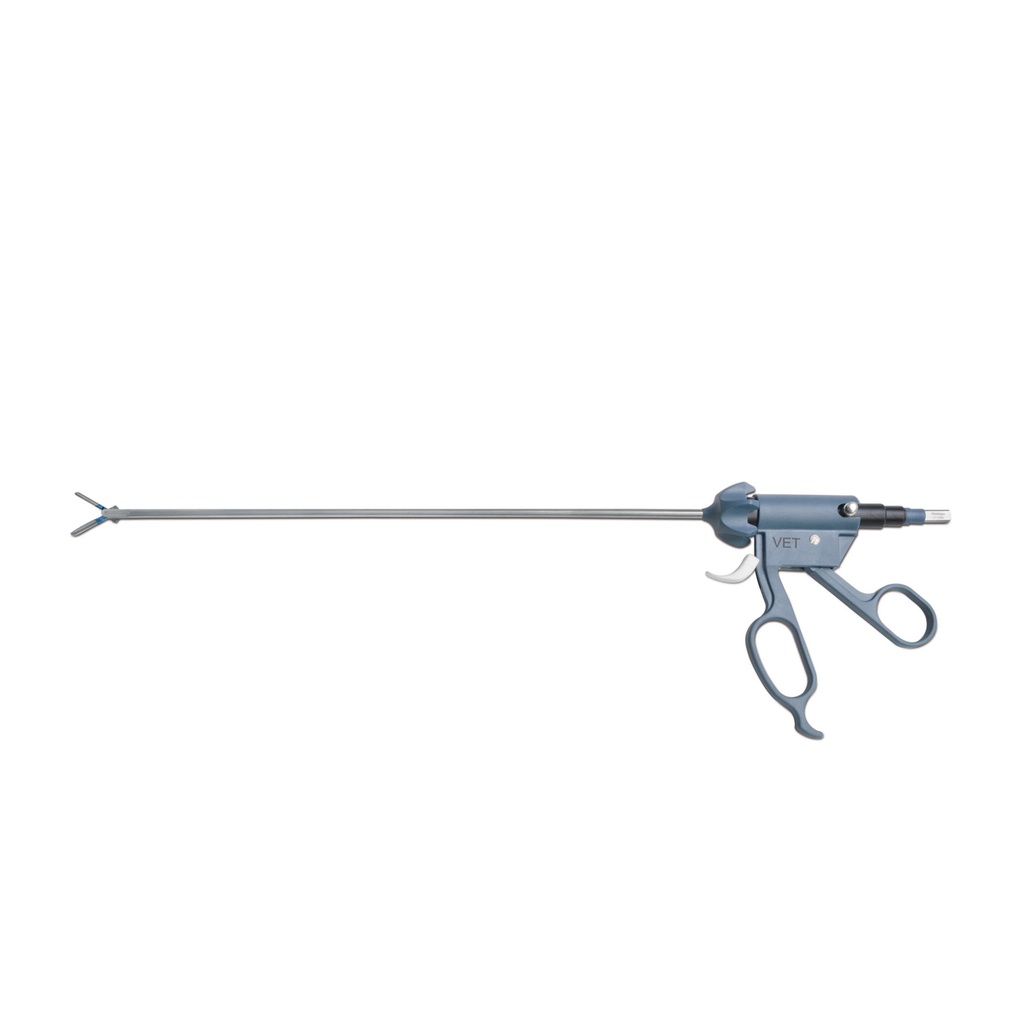 EickCut Short Bipolar coagulation and cutting forceps, reusable, rotatable, with connection for bipolar coagulation, Ø = 5 mm, L = 25 cm, plastic handle * without blades *