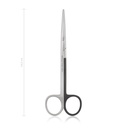 Dissecting scissors METZENBAUM for left handed people, blunt/blunt, 14,5 cm, straight