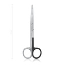 Dissecting scissors MAYO for left-handed people, blunt/blunt, 14,5 cm, straight