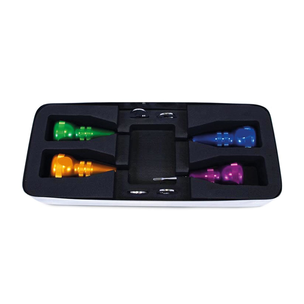 [175152] Dentanomic Equine Handle Tray Steel container (not autoclavable), space for 4 handles, washers and bolts