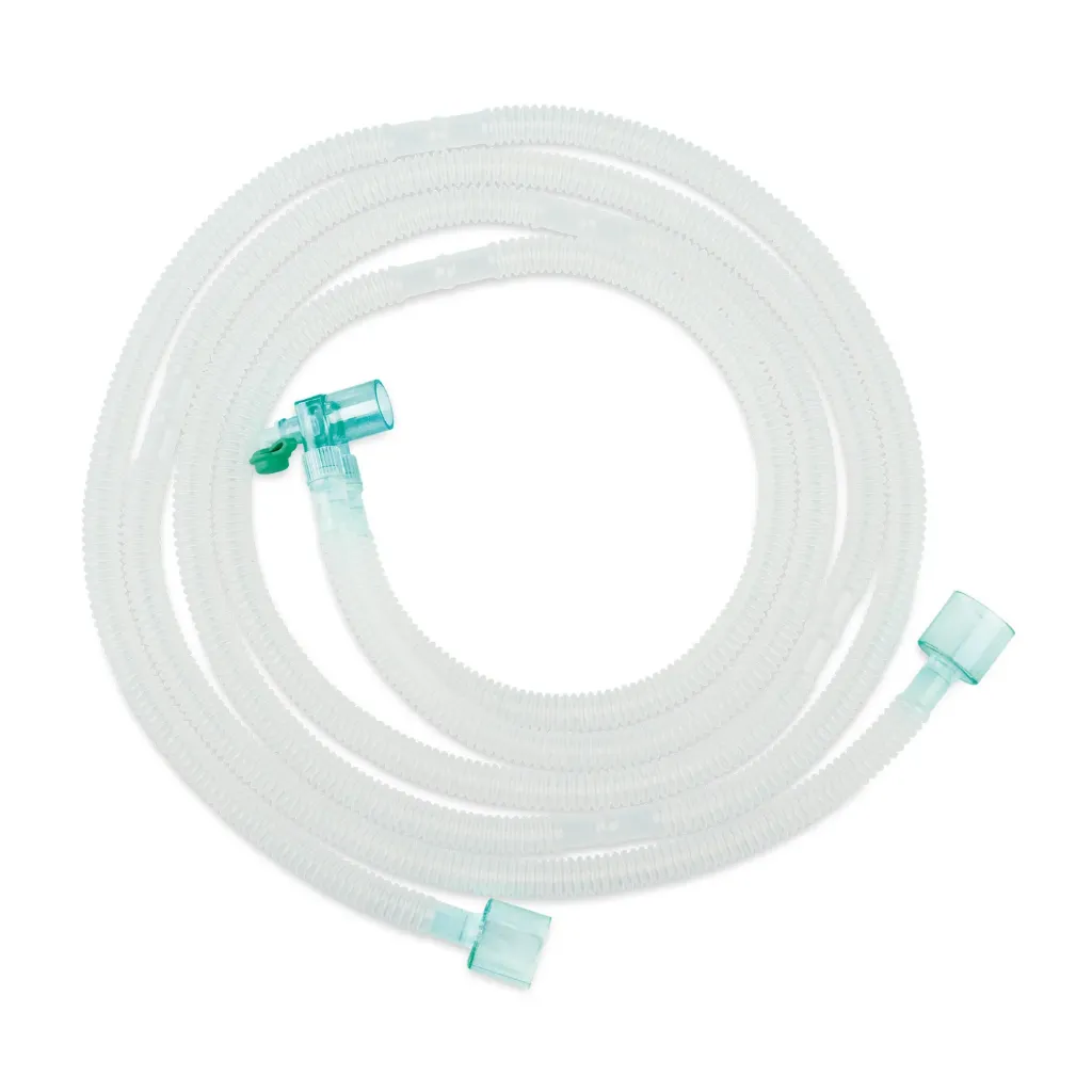 Small Patient Circuit with Luer elbow adapter for patients with a body weight below 7 kg, length: 1.6 m, Ø 10 mm