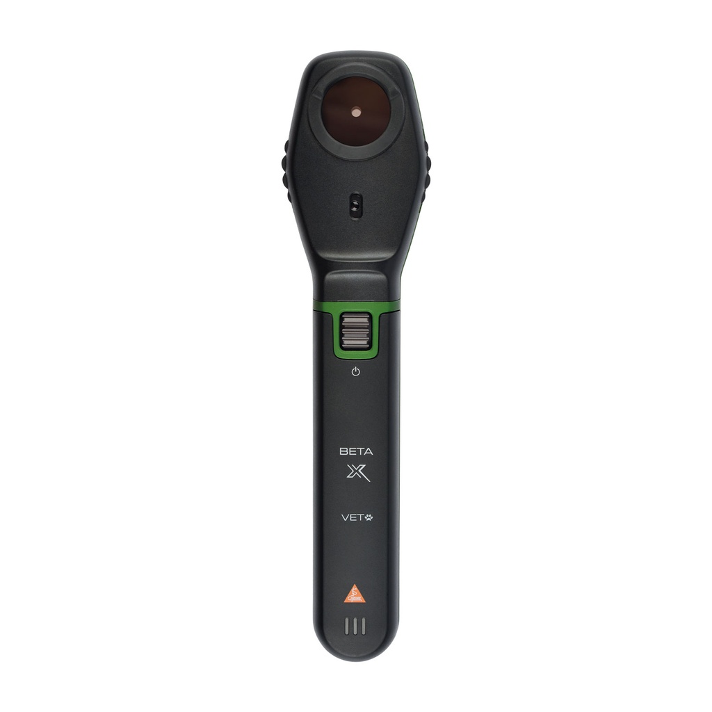 HEINE® BETA X VET ophthalmoscope, HEINE E4-USBC power supply and case