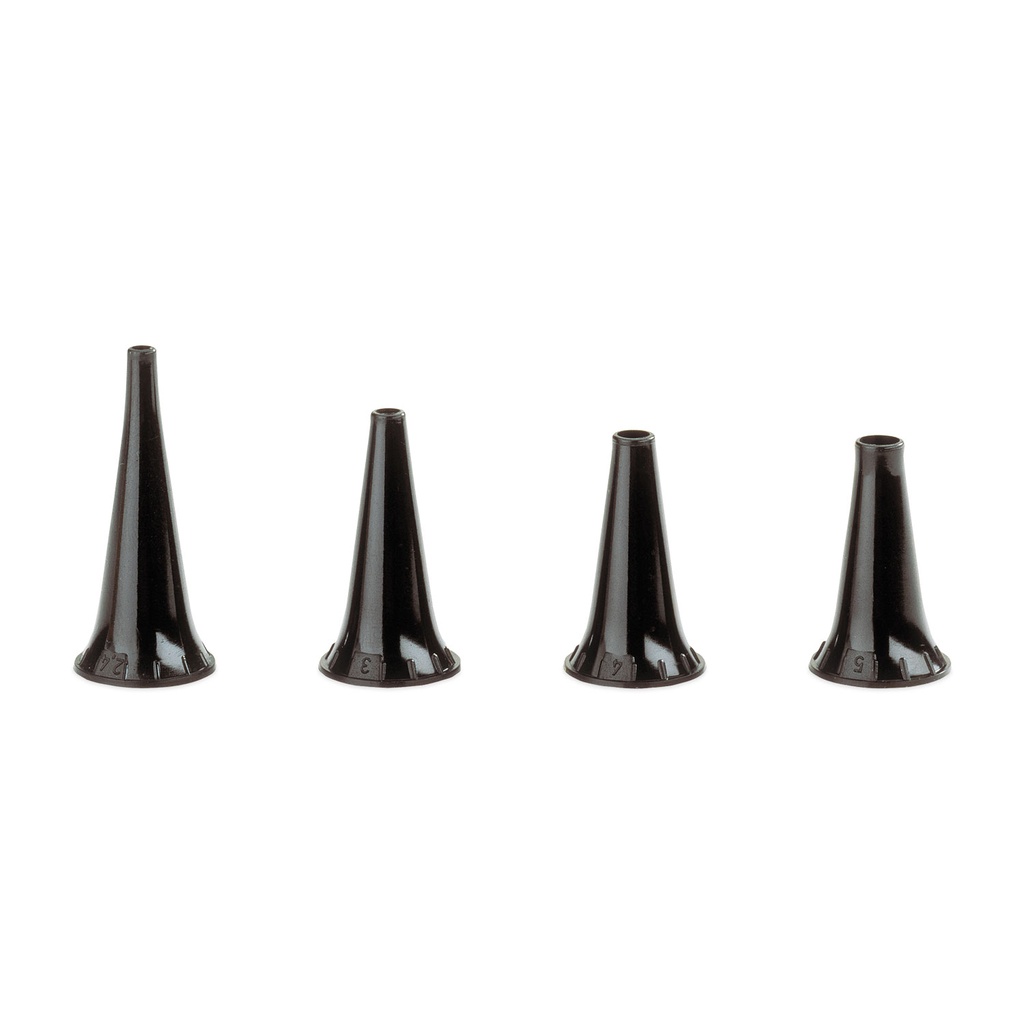 HEINE reusable tips Sanalon S, black, 1 set = 4 pcs. reusable tips SANALON S 2.4 / 3 / 4 / 5 mm di, B-000.11.111