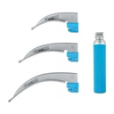 Clearance: Laryngoscope Set MacIntosh with handle and 3 blades in sizes 2, 3 and 4 in case (copy)