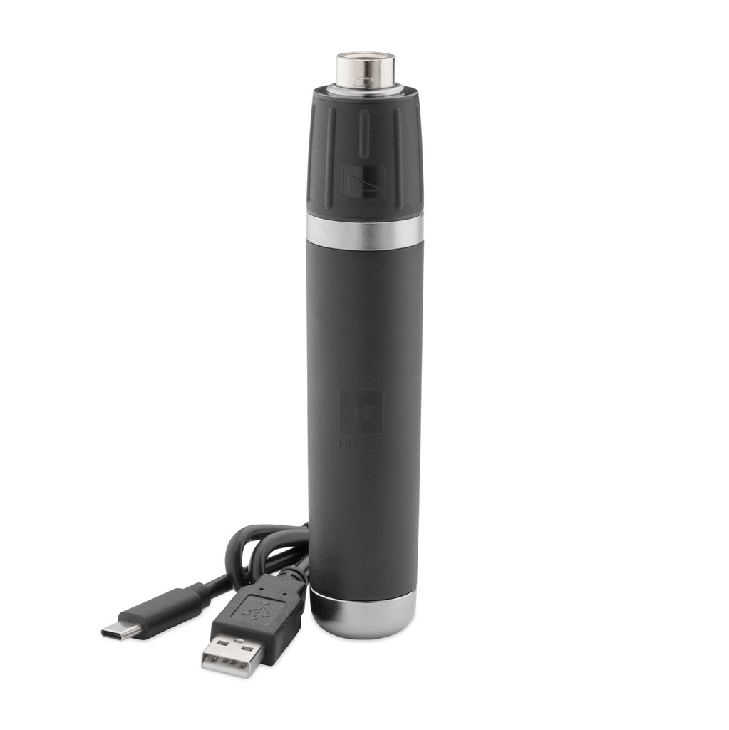 [CCA301142] Clearance: SET: Welch Allyn Lithium Ion Plus USB-C Power Handle & USB-C charging cable, 3,5V + Welch Allyn PanOptic Plus Ophthalmoscope for iExaminer