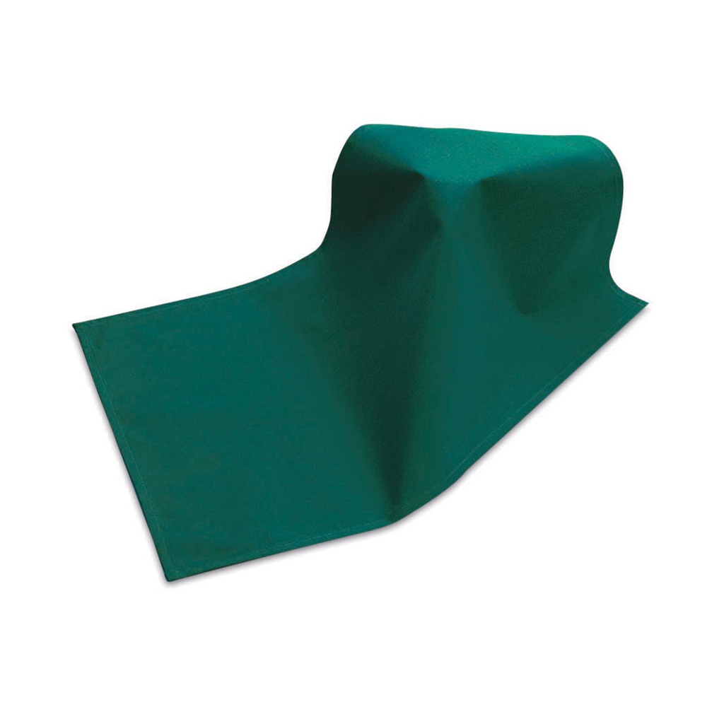 Cloth drape, green, 76 x 90 cm  