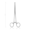 Hemostatic forceps KOCHER-OCHSNER, 1x2 teeth, 16 cm, straight