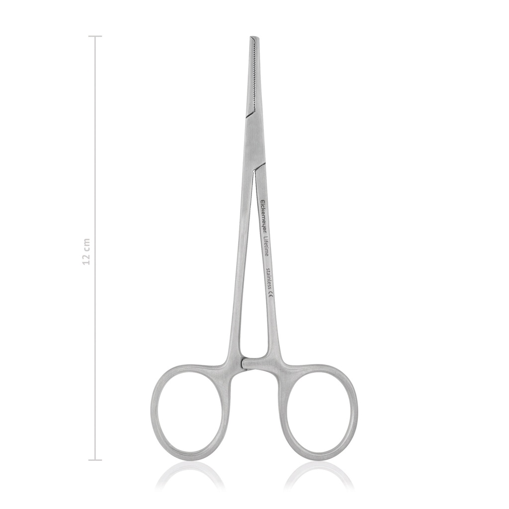 Haemostatic forceps Mosquito, 1x2 teeth, 12 cm, straight 