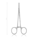 Haemostatic forceps Mosquito, 1x2 teeth, 12 cm, straight 