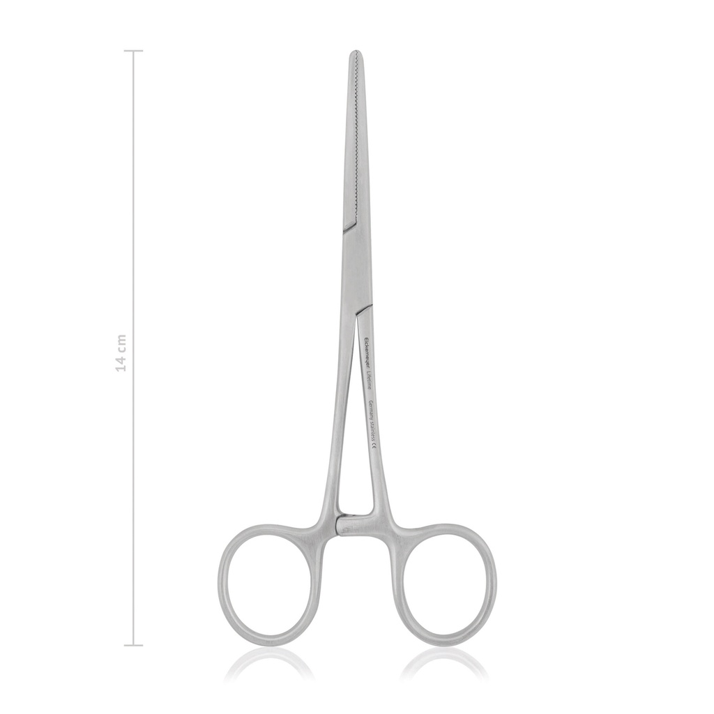 [141814] Hemostatic forceps PEAN, 14 cm, straight