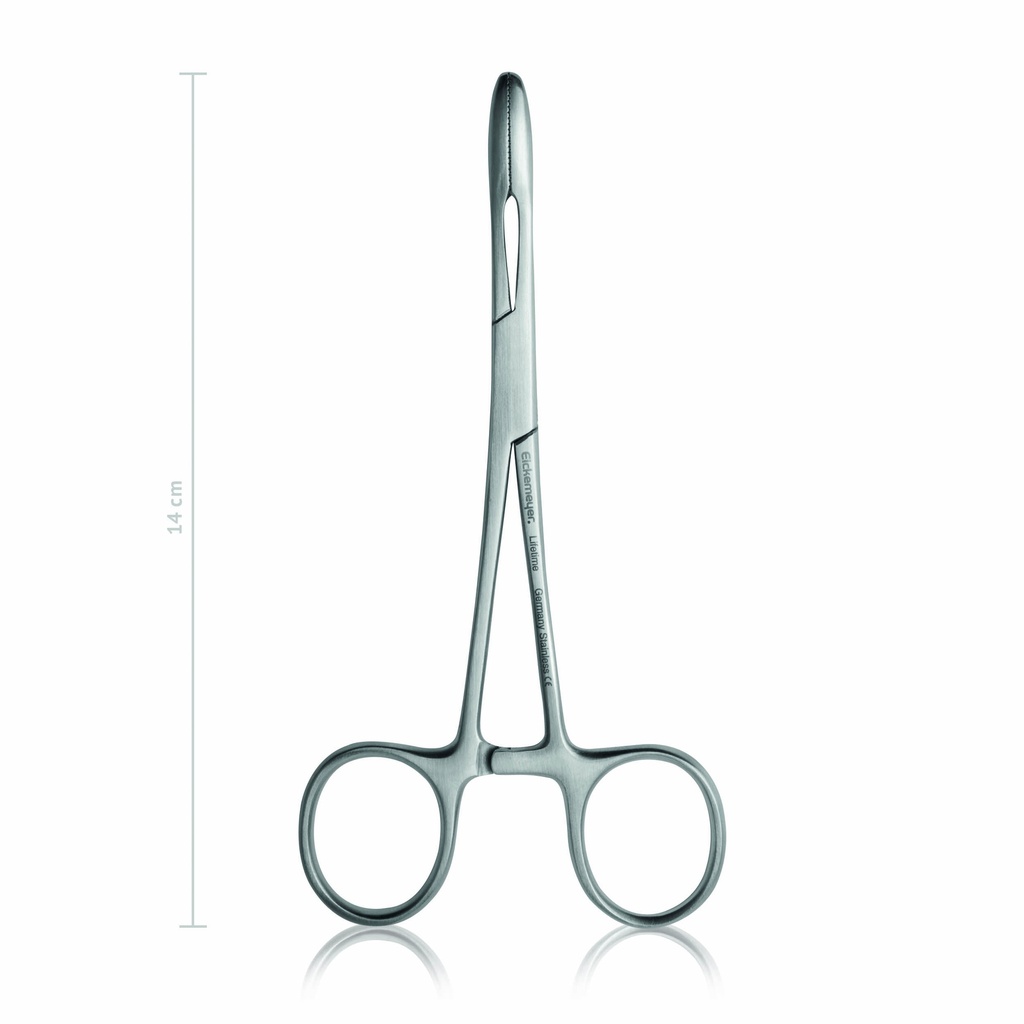 [142014] Hemostatic forceps PEAN, short jaws, 14 cm, straight