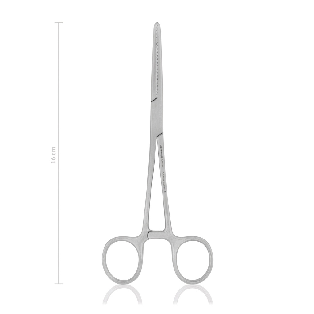 Hemostatic forceps ROCHESTER-PEAN, 16 cm, straight