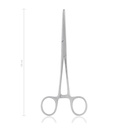 Hemostatic forceps ROCHESTER-PEAN, 18 cm, curved