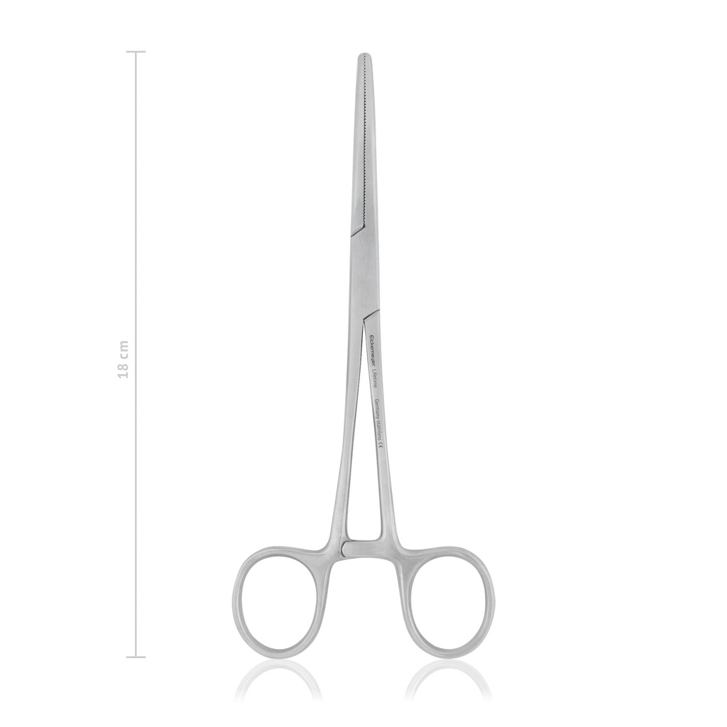 Hemostatic forceps ROCHESTER-PEAN, 18 cm, straight
