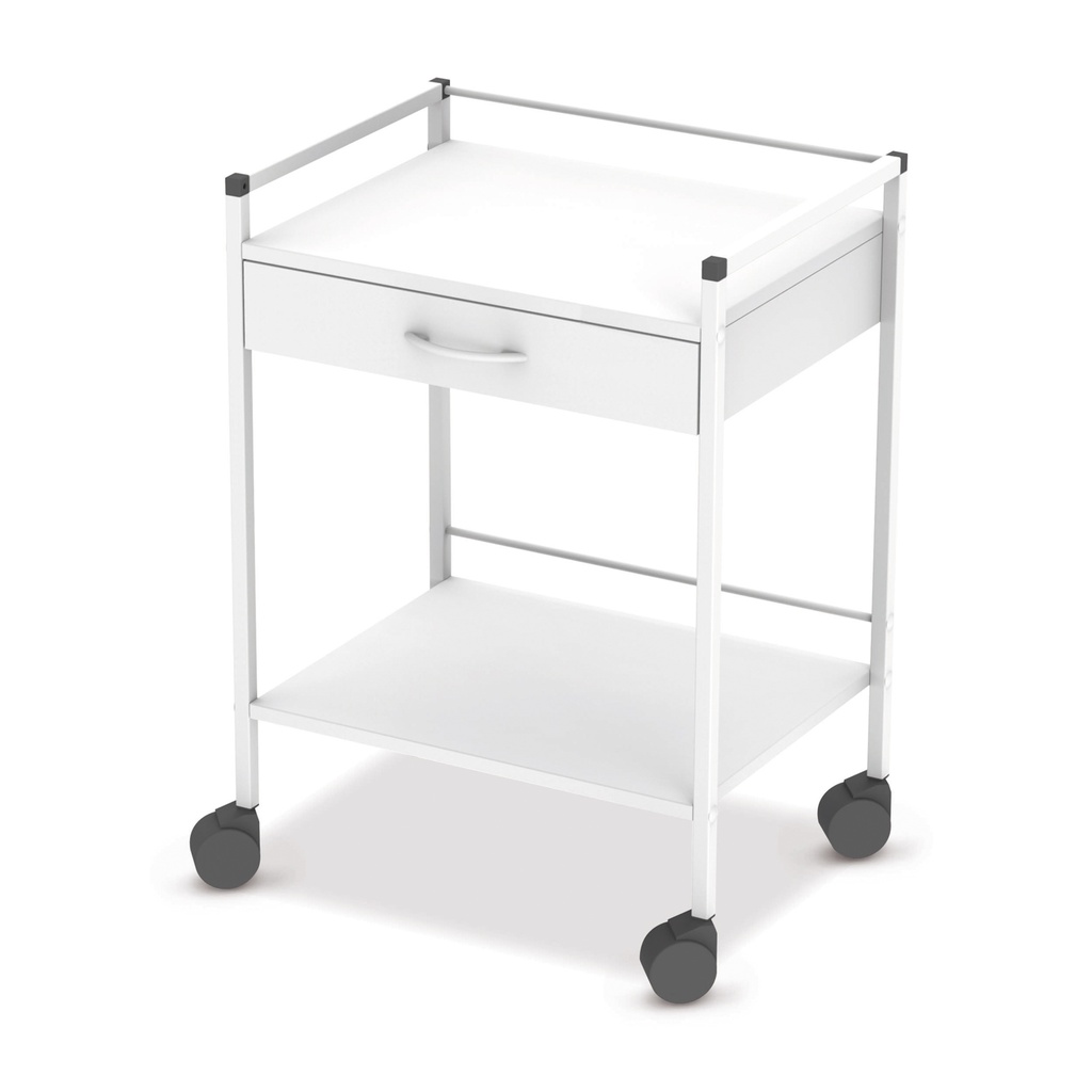 Instrument table ECO, 83 cm with one drawer, L 45 × W 56 × H 83