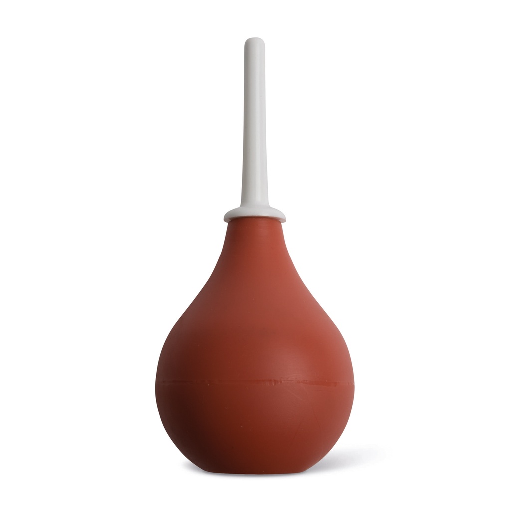 Rubber infusion bulb with cannula, ab. 90 ml
