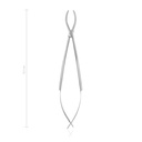 GRADELE cilia forceps, 9,5 cm  