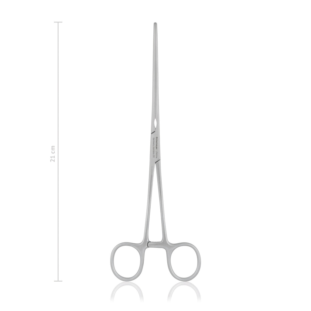 [144621] Intestinal forceps MAYO-ROBSON, longitudinal serrations, 21 cm, straight