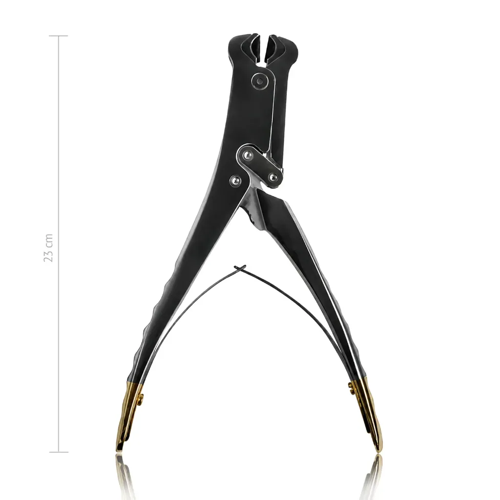 [180955] Wire cutter 23 cm, HERCULES with silicon insert changeable cutters