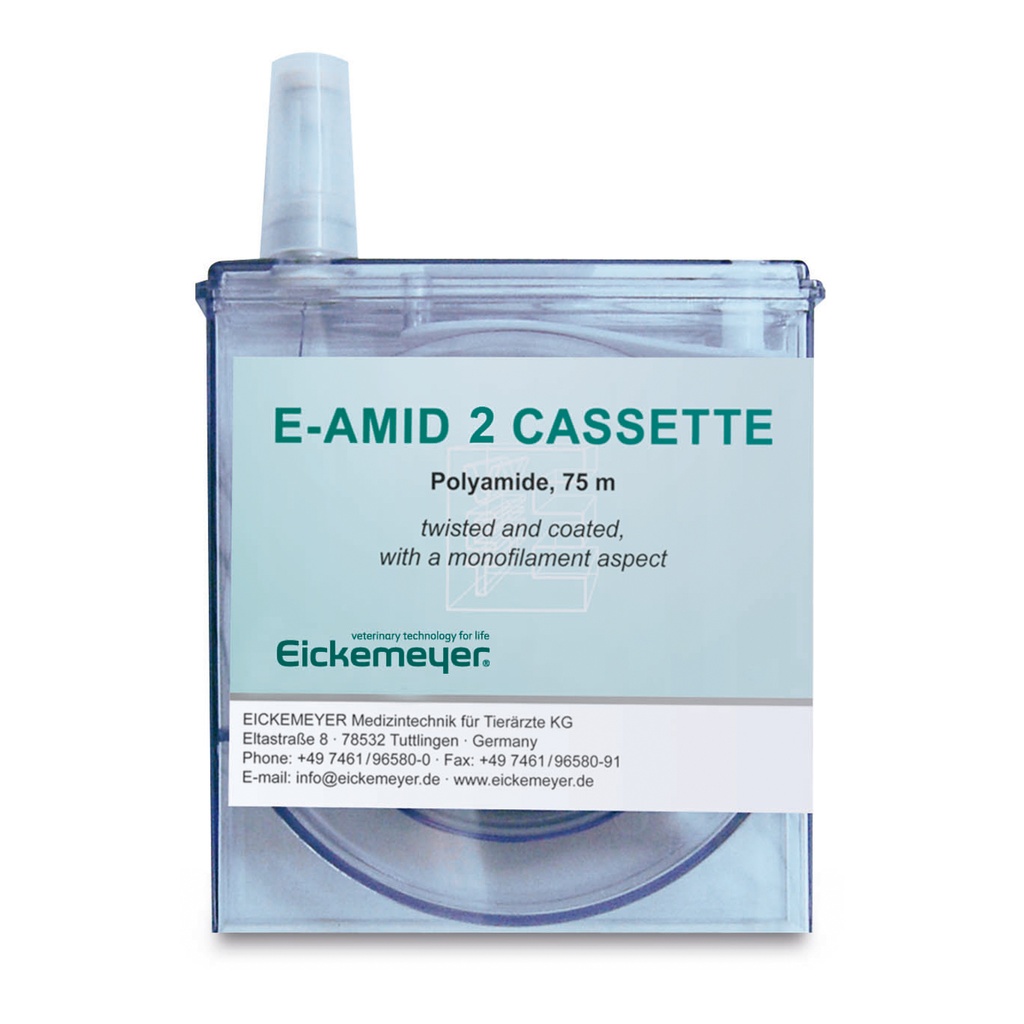 E-AMID 3&4 CASSETTE 50m Polyamide twisted and coated multifilament with a monofilament aspect