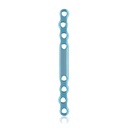 EickLoxx S-Type bone plate 8 hole,  98 x 8 x 3.2mm, titanium, light blue 
