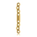 EickLoxx S-Type bone plate 8 hole,  90 x 11 x 4.5mm, titanium, gold 