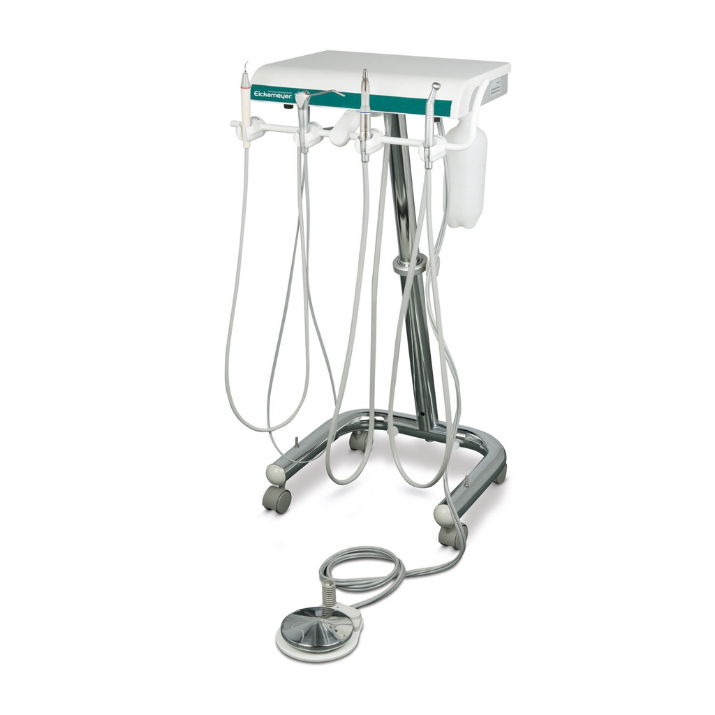 PROFIDENT PLUS mobile dental unit complete with low speed handpiece, high speed contra-angle handpiece, air/water