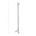 Foreign body forceps, rigid, 85 cm, extended model