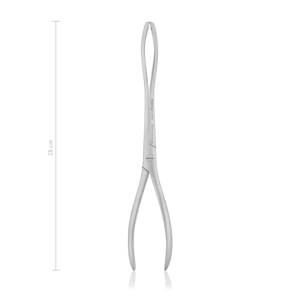 [811728] Obstetric forceps Niemand, 28 cm, for dogs 