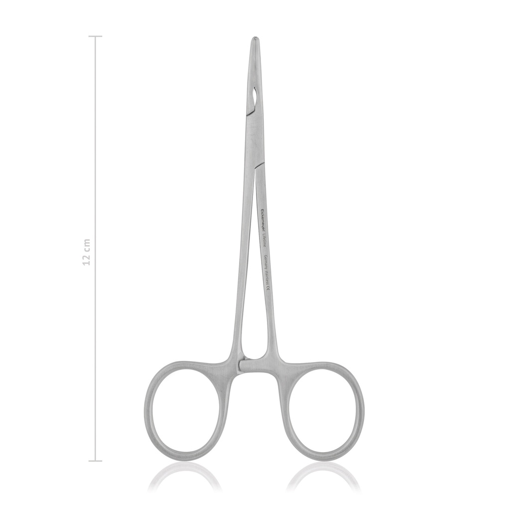 [143512] Hemostatic forceps DeBAKEY-MOSQUITO, atraumatic, 12,5 cm curved