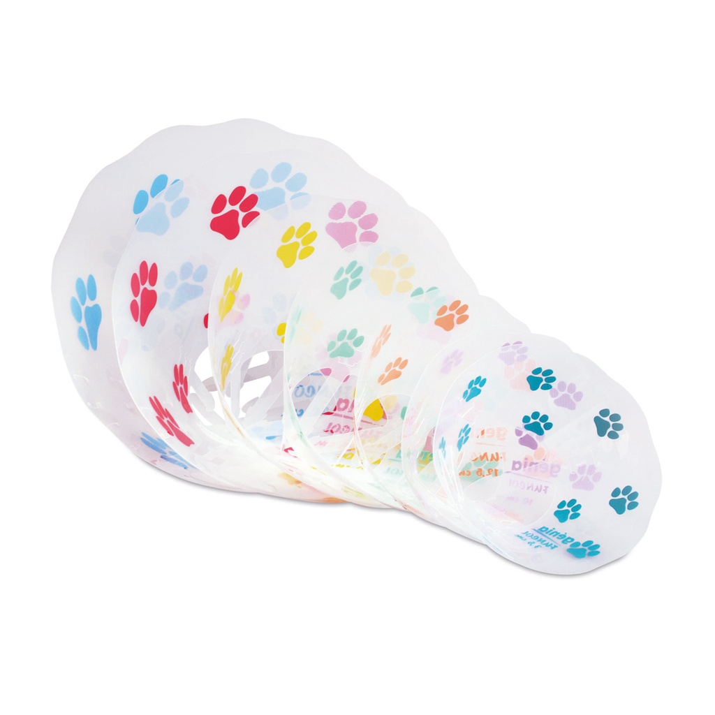 Collar set FUNCOL, 2x7 sizes assorted colours and sizes 