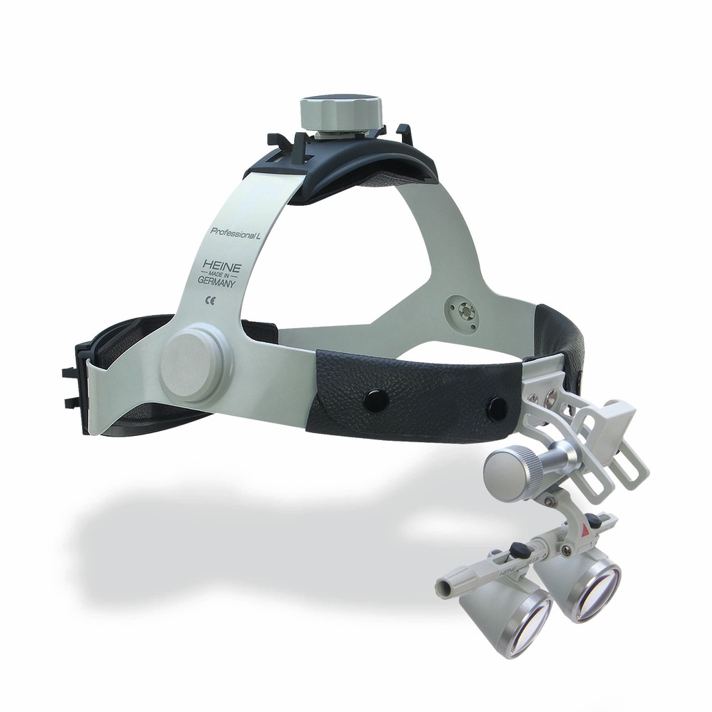 HEINE loupes HR 2,5x zoom with professional head band, working distance 420 mm, C-000.32.866