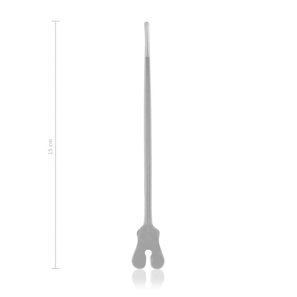 Grooved director with button end, 15 cm
