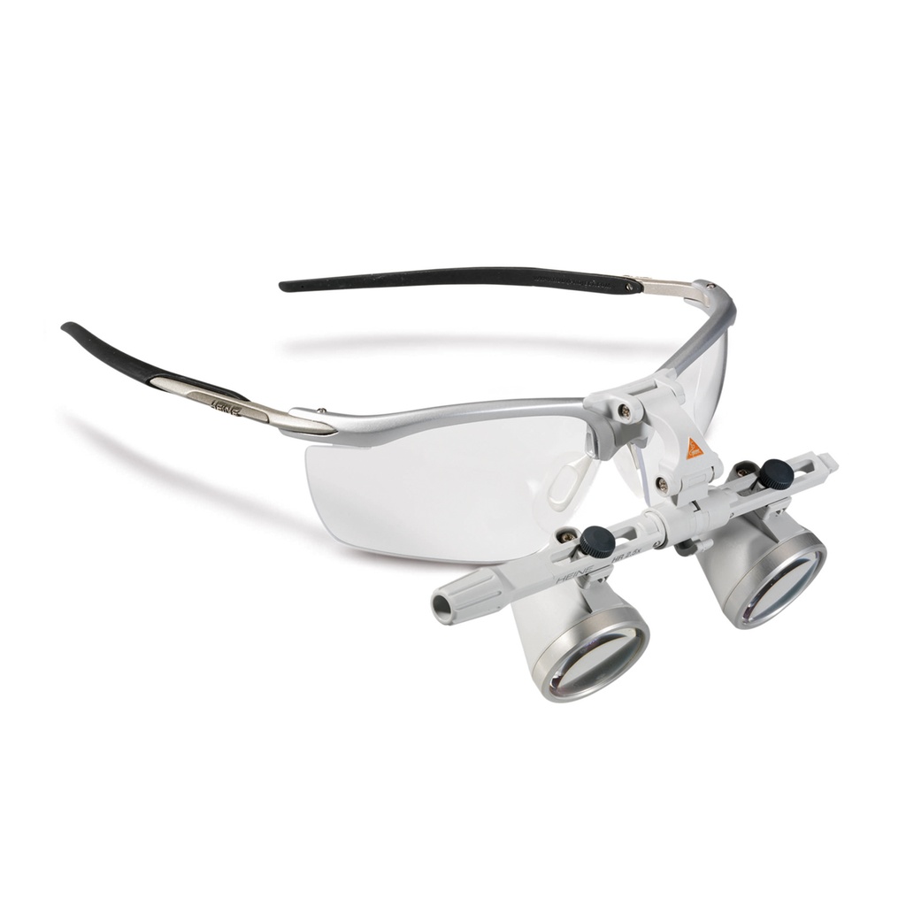 Heine loupe set (HEINE HR 2,5x/340mm) with i-View loupe carrier for S-frame 	C000.32.355