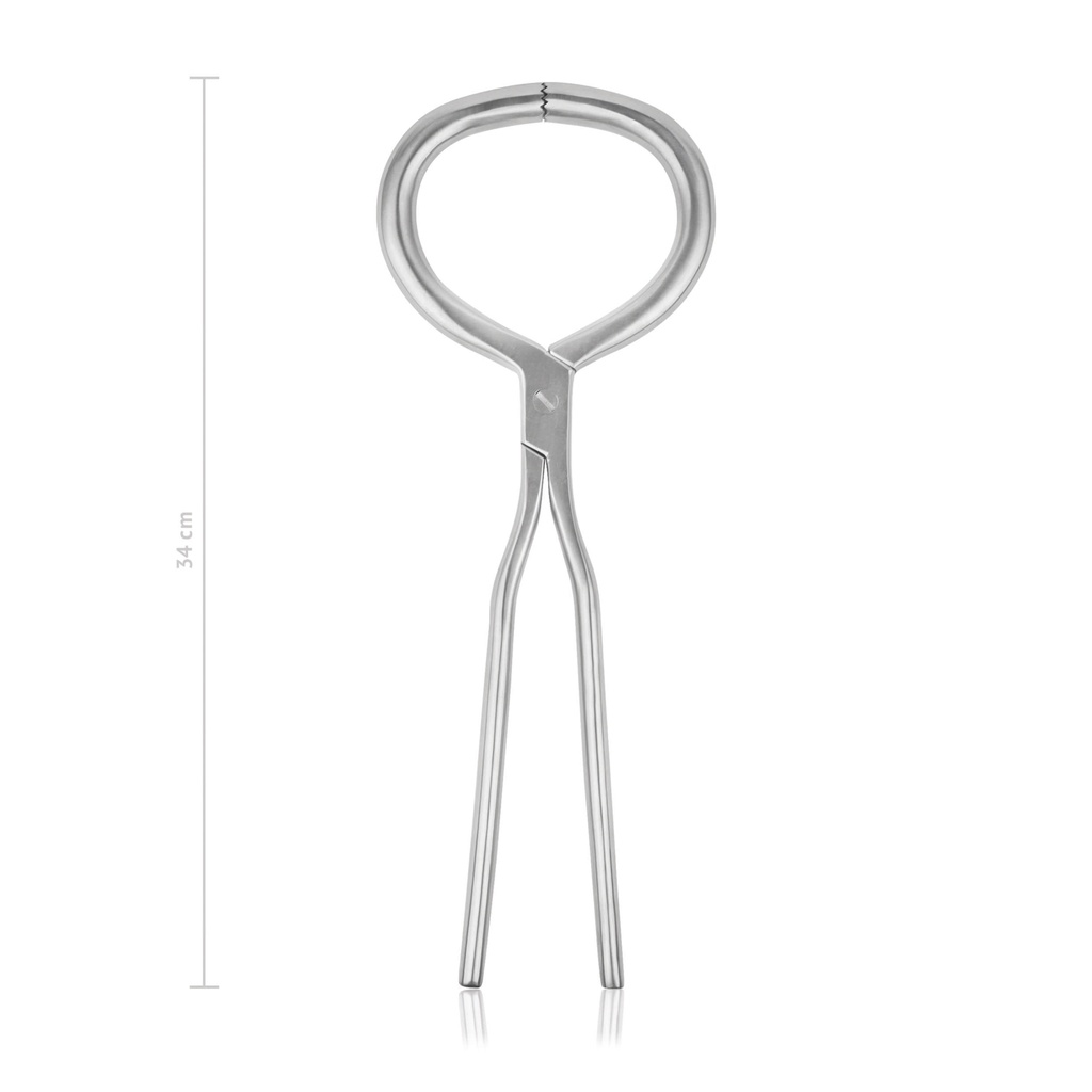 [862034] Hoof testing forceps, heavy model, stain -less steel, 34 cm 